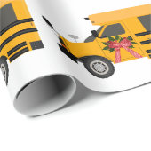 Schoolkinderen met speciale kerstdagen cadeaupapier (Rol Hoek)