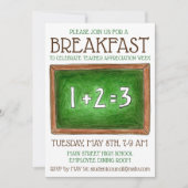 Schoolklaslokaal Chalkboard lerarenwaardering Kaart (Voorkant)