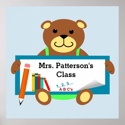 Schoolklasposters Poster (Voorkant)