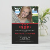 Schoolkleuren 20XX Afstuderen fotokaart Kaart (Staand voorkant)
