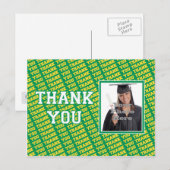 Schoolkleuren Bedankt Briefkaart (Voorkant / Achterkant)