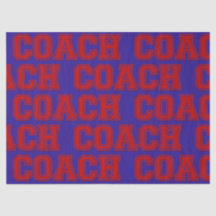 Schoolkleuren COACH Varsity Letters-Red en Blue