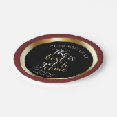 Schoolkleuren Het beste moet nog komen Afstudeerde Papieren Bordje (Gekanteld)