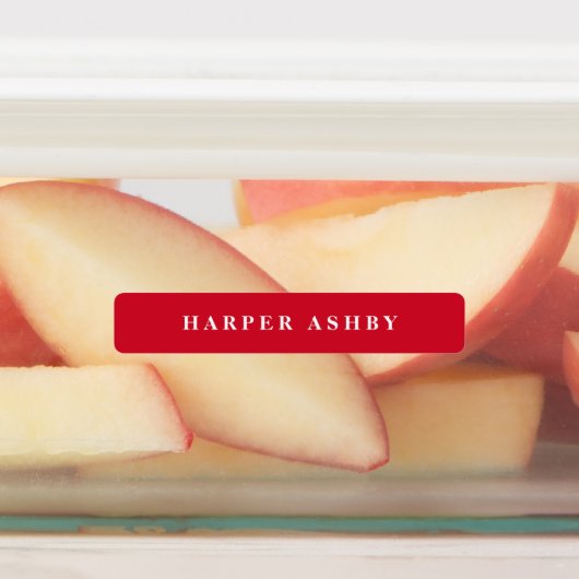 Schoolkleuren Moderne waterdichte naam Labels (Aangebracht)