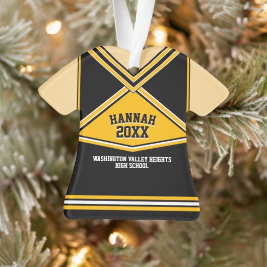Schoolkleuren - Speciaal Cheerleader Uniform Ornament (Boom)