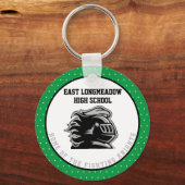 Schoolkleurgroene High School Fundraisers Ideeën Sleutelhanger (Voorkant)
