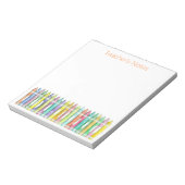 Schoolkleurkrayons Notities van de leraar Notitieblok (Linkerzijde)