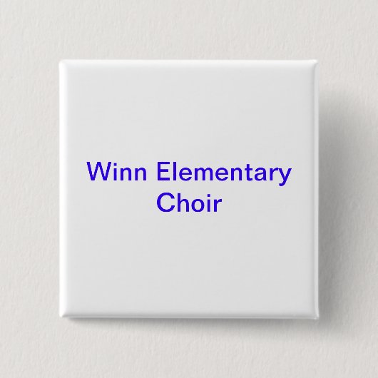 Schoolknoppen Vierkante Button 5,1 Cm (Voorkant)