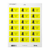 Schoollabels (cat) etiket (Full Sheet)