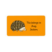 Schoollabels ( egel ) etiket (Voorkant)