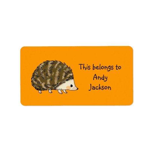 Schoollabels ( egel ) etiket (Voorkant)