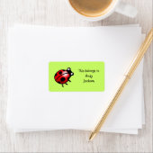 Schoollabels ( lieveheersbeestje ) etiket (Insitu)