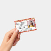 Schoolleerling Kind Kinder Foto ID Identificatie Badge (Handheld)