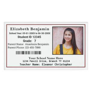 Schoolleerling kind Kinder ID identificatiefoto Naambadge