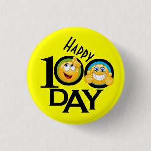 Schoolleraar 100 dagen Button