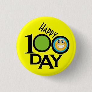 Schoolleraar 100 dagen Button - SRF