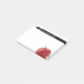 Schoolleraar Apple en Pen Post-it® Notes (Schuin)