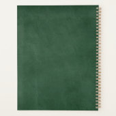 Schoolleraar Apple Green Chalkboard Custom 2023 Planner (Achterkant)