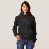 Schoolleraar Definitie Fun Terug naar school Hoodie (Voorkant volledig)