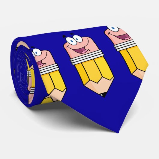 Schoolleraar directeur Funny Pencil Necktie Stropdas (Opgerold)