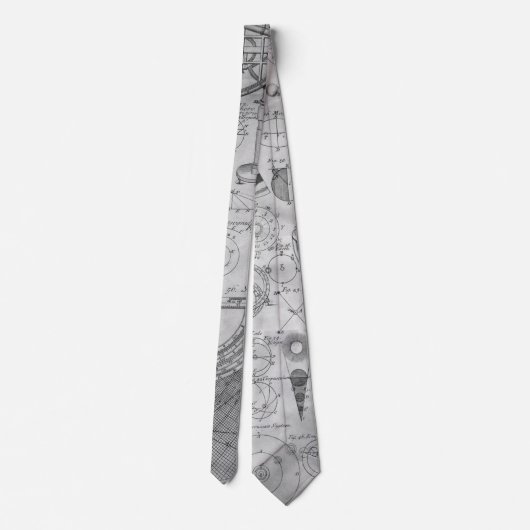 Schoolleraar Homework Puzzles Art Stropdas (Achterkant)