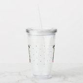 Schoolleraar Oude Engelse schapenhond (grijs 1) Acryl Drinkbeker (Links)