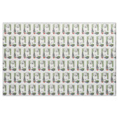 Schoolleraar Oude Engelse schapenhond (grijs 1) Stof (Fat Quarter)