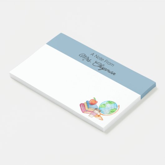 Schoolleraar Post-it Notes (Schuin)