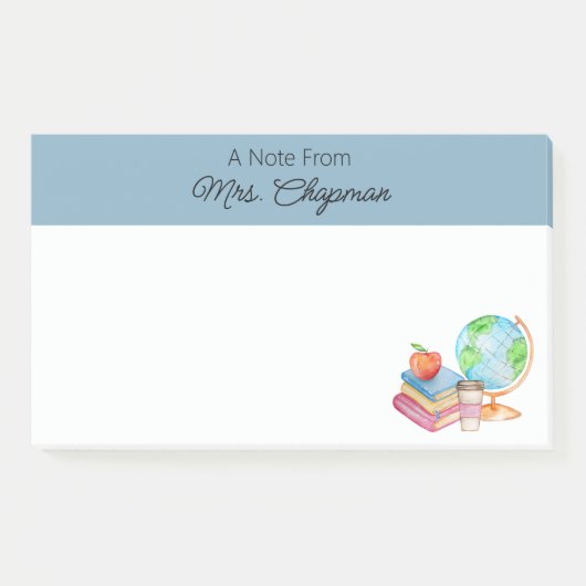 Schoolleraar Post-it Notes (Voorkant)