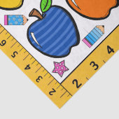 Schoolleraar Schattige cadeaupapier Tissuepapier (Detail)