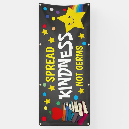 schoolleraar SPREAD KINDNESS Banner (Verticaal)
