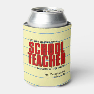 schoolleraar Stuk of Mind | Grappig gebruik Blikjeskoeler