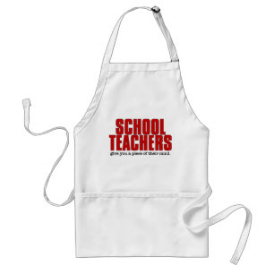 Schoolleraar Stuk of Mind Grappig Standaard Schort