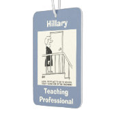 Schoolleraar wil niet naar school gaan luchtverfrisser (Links)