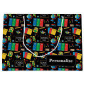 schoolleraren regel grote cadeau groot cadeauzakje (Voorkant)