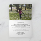 Schoolleraren waardering gevouwen bedankkaart (Binnen)