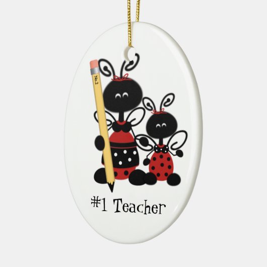 Schoollerarencadeau Keramisch Ornament (Links)