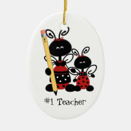 Schoollerarencadeau Keramisch Ornament