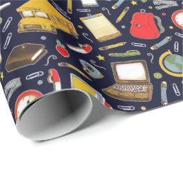 Schoollerarencadeaupapier Cadeaupapier