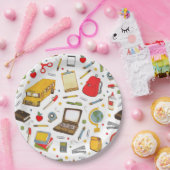 schoollerarenfeest papieren bordje (Feest)