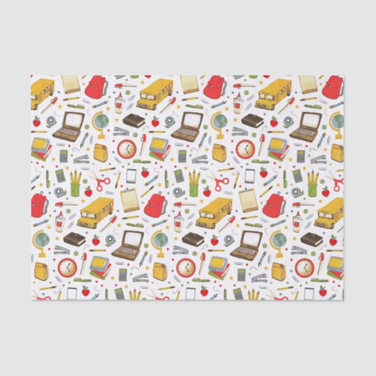 Schoollerarenpraktijkpapier Tissuepapier (Voorkant)