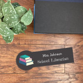 Schoollibrarian Faux Chalkboard Name Tag