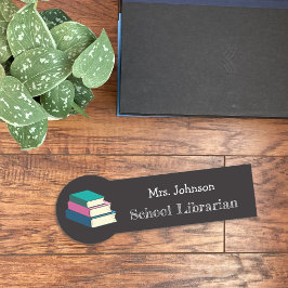 Schoollibrarian Faux Chalkboard Name Tag