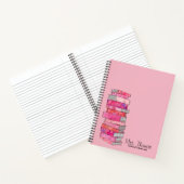 Schoollibries gepersonaliseerd Notitieboek (roze) (Binnen)