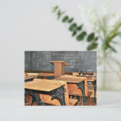  schoollokaal briefkaart (Staand voorkant)