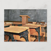  schoollokaal briefkaart (Voorkant)