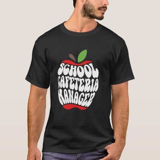 Schoollunchmanager Kantine Eetservice Lu T-shirt (Voorkant)