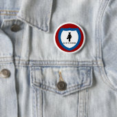 Schoolmeisje - Badge Ronde Button 5,7 Cm (In situ)