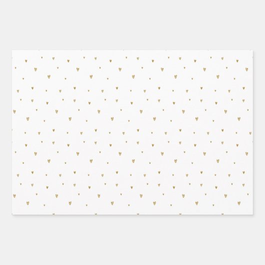 Schoolmeisje Blauw en gouden papierset Inpakpapier Vel (Voorkant 2)