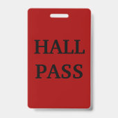 Schoolmeisjes kamer pasje badge (Achterkant)